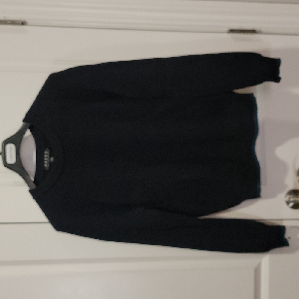 Basco Mens Black Sweater Size L, made in Italy